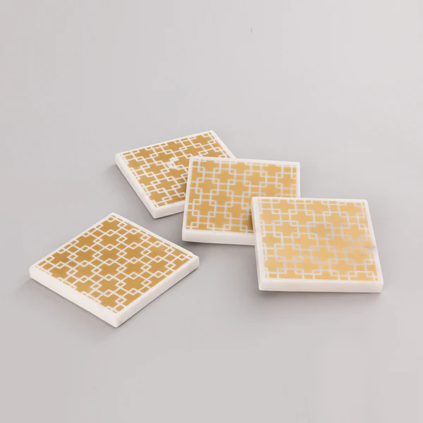 HANDMADE MARBLE TILE COASTERS