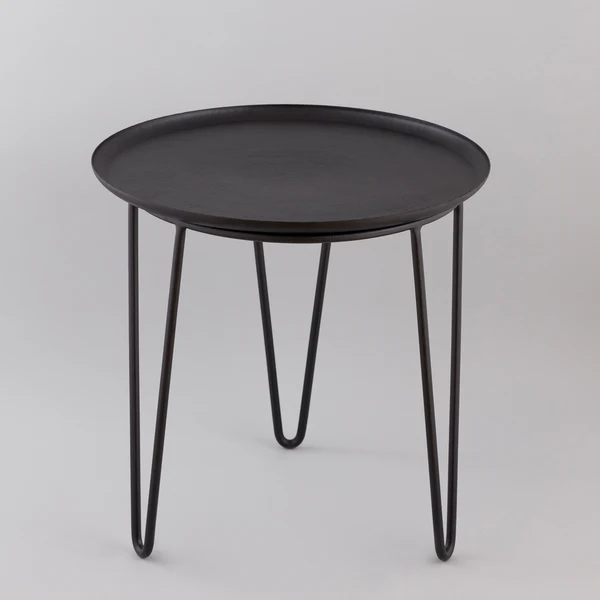 BLACK TRIPOD TABLE