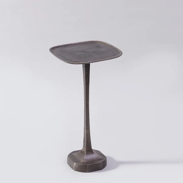 ANTIQUE GREY SIDE TABLE