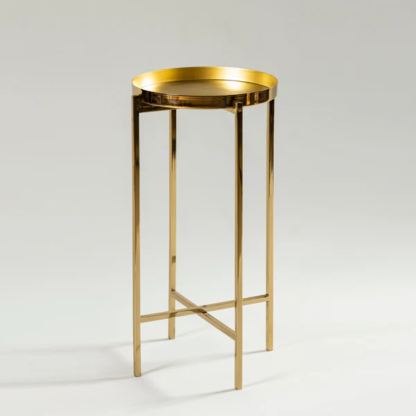TALL GOLDEN TABLE