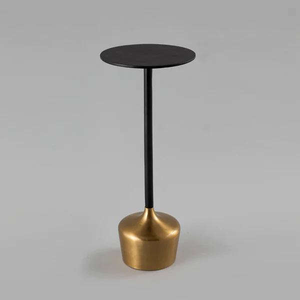BLACK GOLDEN SIDE TABLE