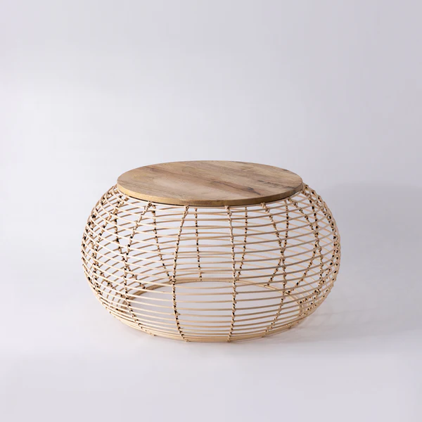 RATTAN COFFEE TABLE