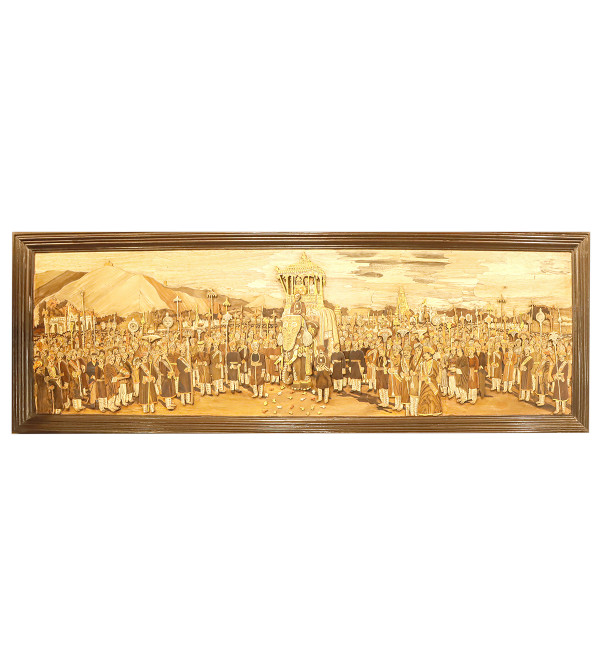 3 Dimensional Panel Procession 30 X90 In